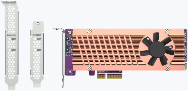 QNAP QM2-2P-344A - pro disky 2x SSD M.2 22110/2280 PCIe, (Gen3 x4)_1010629514