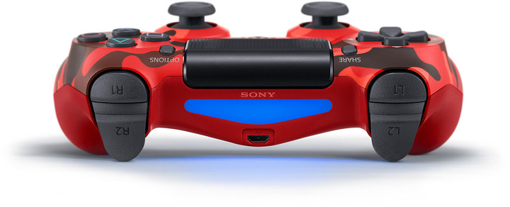Sony PS4 DualShock 4 v2, red camouflage_1720992025