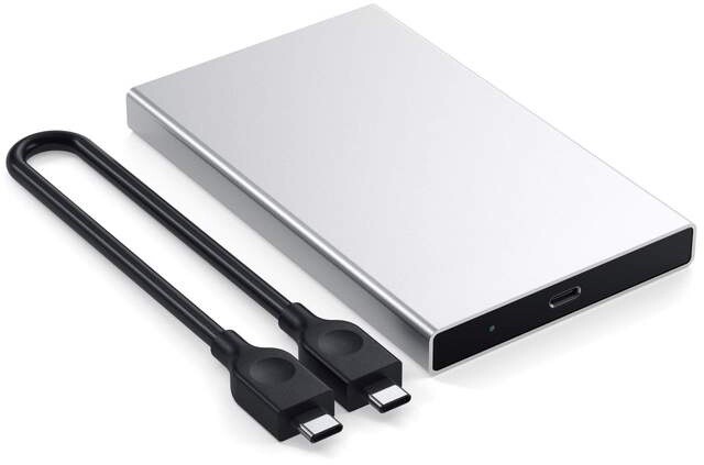 Satechi Aluminum Type-C HDD/SSD Enclosure, stříbrná