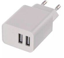 EMOS Univerzální USB adaptér SMART do sítě, 3,1A (15W), bílá_985068582