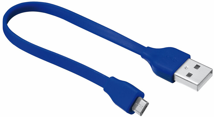 Trust Flat Micro-USB Cable 20cm - blue_311391864