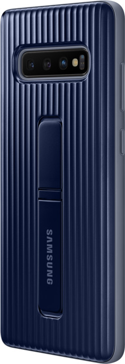 Samsung zadní kryt se stojánkem pro Samsung G975 Galaxy S10+, černá_1917186176