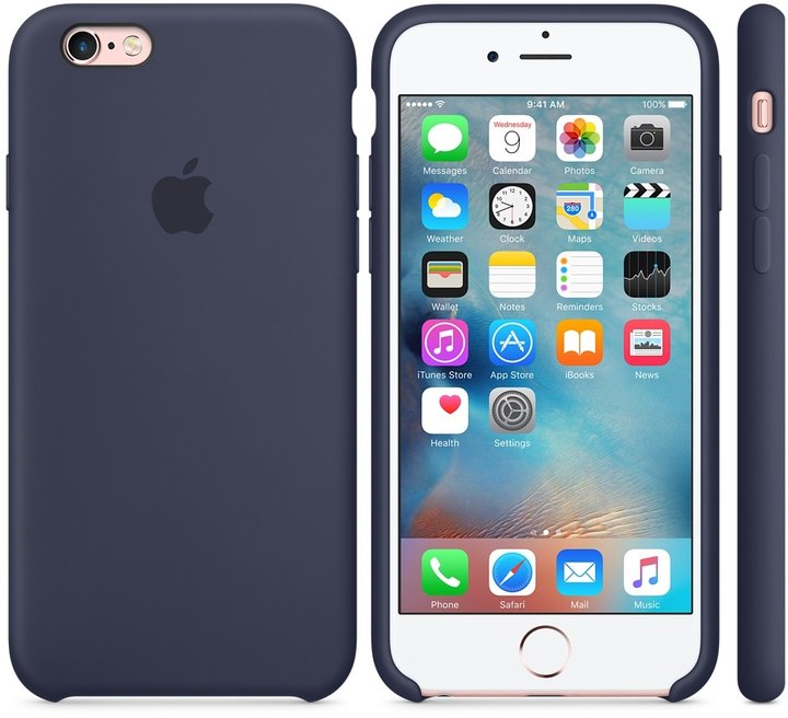 Apple iPhone 6 / 6s Silicone Case, tmavě modrá_1538303098