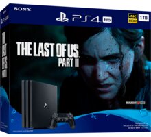PlayStation 4 Pro, 1TB, Gamma chassis, černá + The Last of Us Part II_1201320286