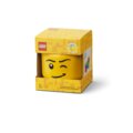 Úložný box LEGO Hlava - mrkající chlapec (S)_102916165