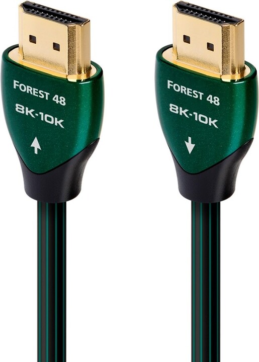 Audioquest kabel Forest 48 HDMI 2.1, M/M, 10K/8K@60Hz, 2m, černá/zelená_605709938