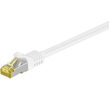 MicroConnect patch kabel S/FTP, RJ45, Cat7, 1m, bílá_618641194