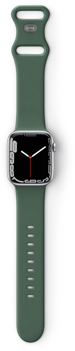 Epico silikonový náramek pro Apple Watch 42/44/45 mm, zelená_405870726