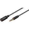 PremiumCord kabel jack 3.5mm 4 pinový pro Apple iPhone, iPad, iPod, M/F, 3m_1038336504