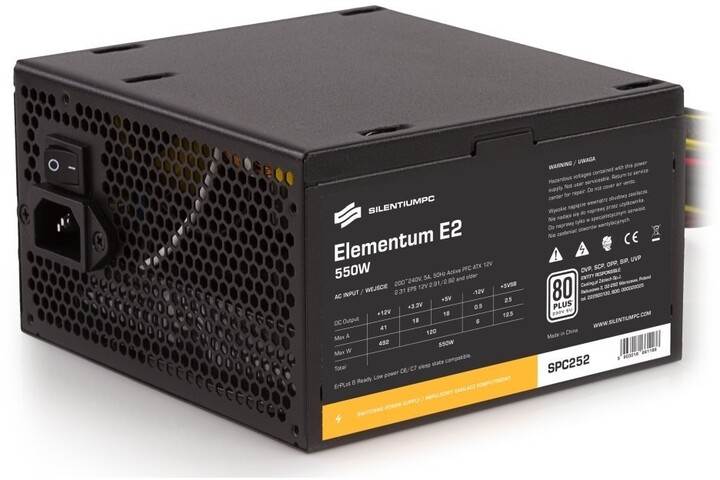SilentiumPC Elementum E2 - 550W, bulk_437499807