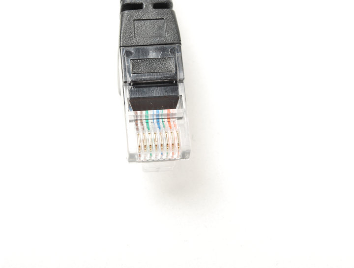 UTP kabel rovný kat.6 (PC-HUB) - 7m, černá