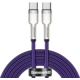 BASEUS kabel Cafule USB-C - USB-C, nabíjecí, datový, 100W, 2m, fialová
