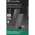 CellularLine Wireless Fast Charger Stand + Fast Charge adaptér 10W, černá_1734875398