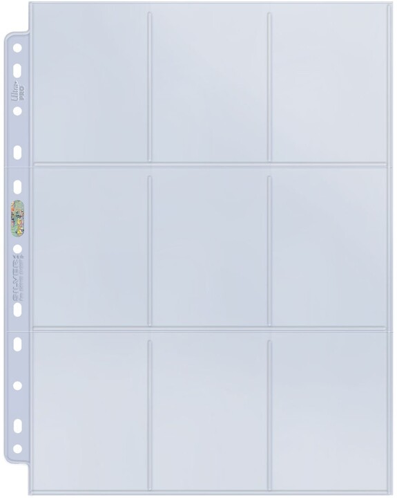 Stránka do alba Ultra Pro 9-Pocket Platinum Pages, 100 ks v balení_1501281247