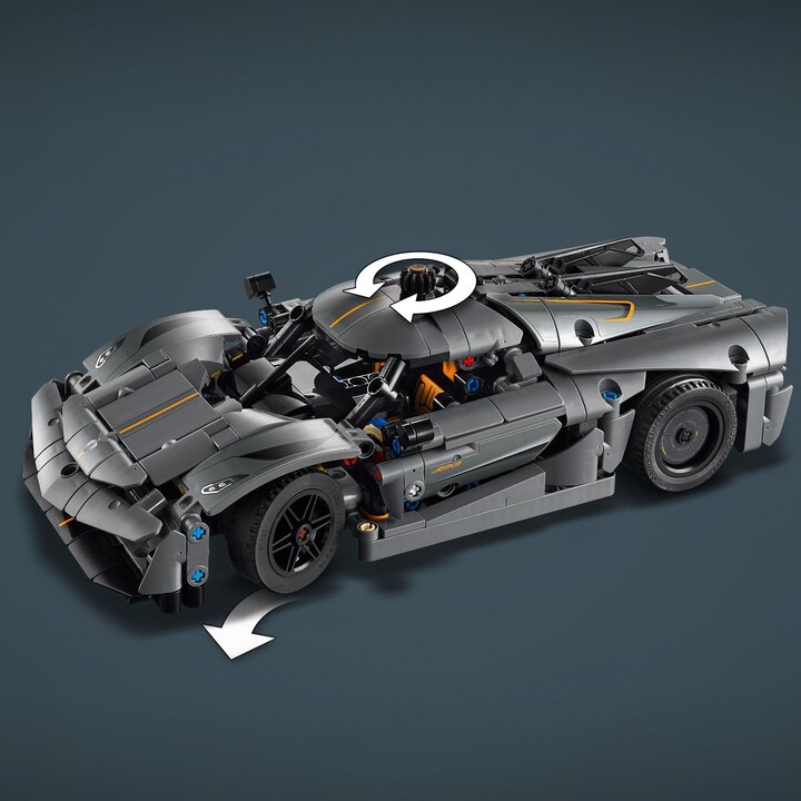 LEGO® Technic 42173 Šedé hyperauto Koenigsegg Jesko Absolut_1412781143