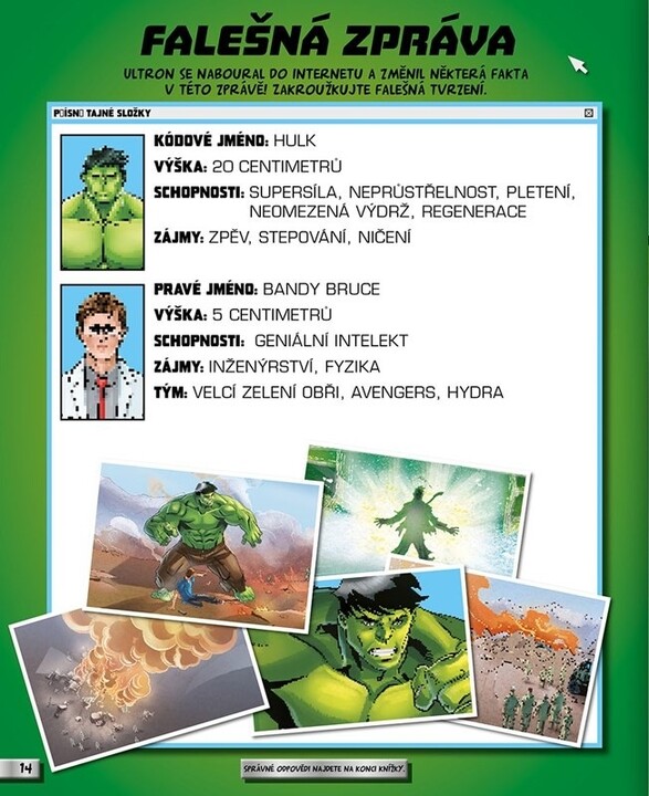 Kniha Marvel Avengers: Hulk - 1001 samolepek_39037648