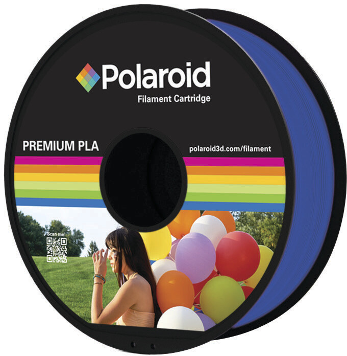Polaroid 3D 1Kg Universal Premium PLA 1,75mm, transparentní modrá