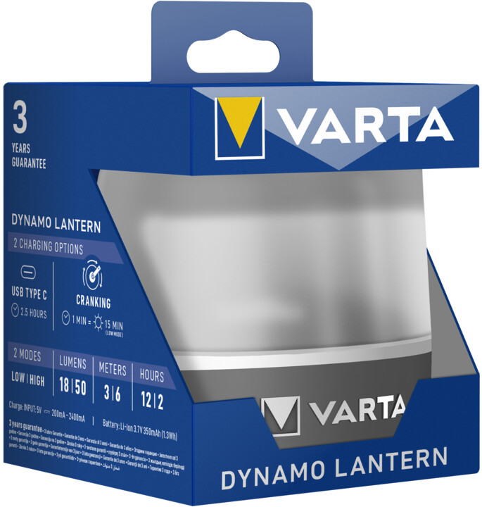 VARTA lucerna Dynamo Lantern L10RH_672841290