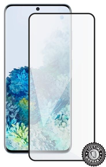 Screenshield ochrana displeje Tempered Glass pro Samsung Galaxy S20+, full cover, černá_1161948970