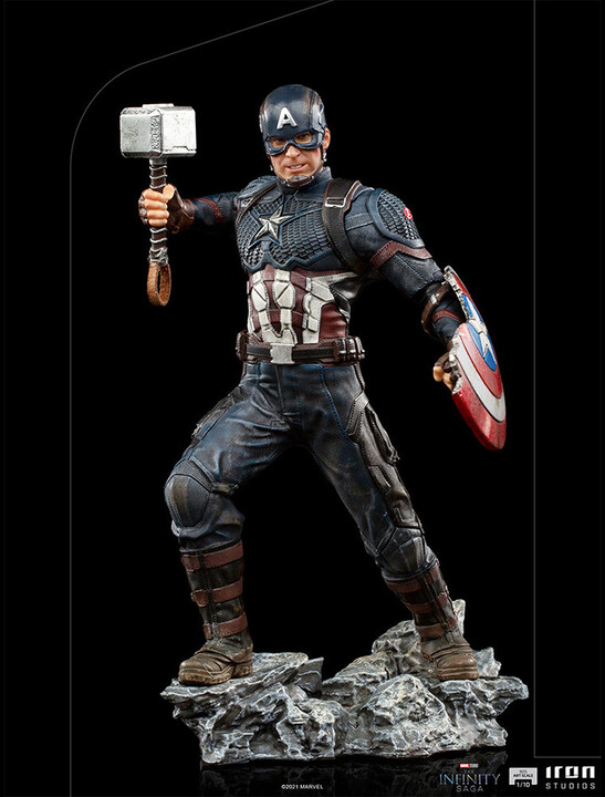 Figurka Iron Studios The Infinity Saga - Captain America Ultimate BDS Art Scale, 1/10_1084138357