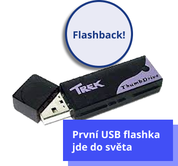 První USB flashka jde do světa