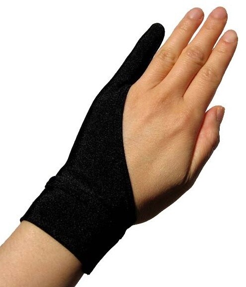 Wacom rukavice SmudgeGuard 1, velikost L, černá_1656859861