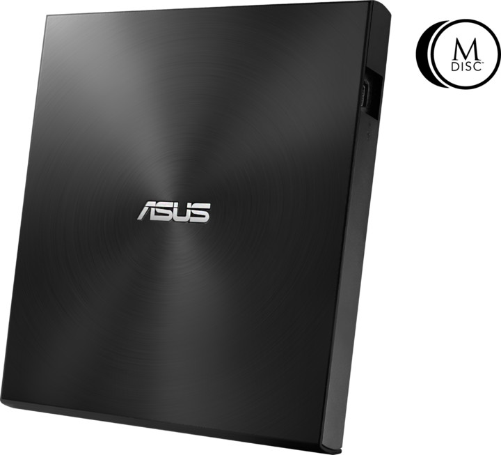 ASUS SDRW-08U7M-U + 2x M-Disk, slim, externí, černá_889031393