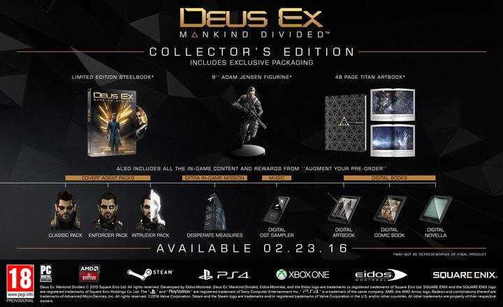 Deus Ex: Mankind Divided - Collectors Edition (Xbox ONE)_313456800