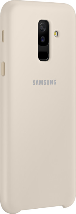 Samsung A6+ dvouvrstvý ochranný zadní kryt, zlatá_1682080571