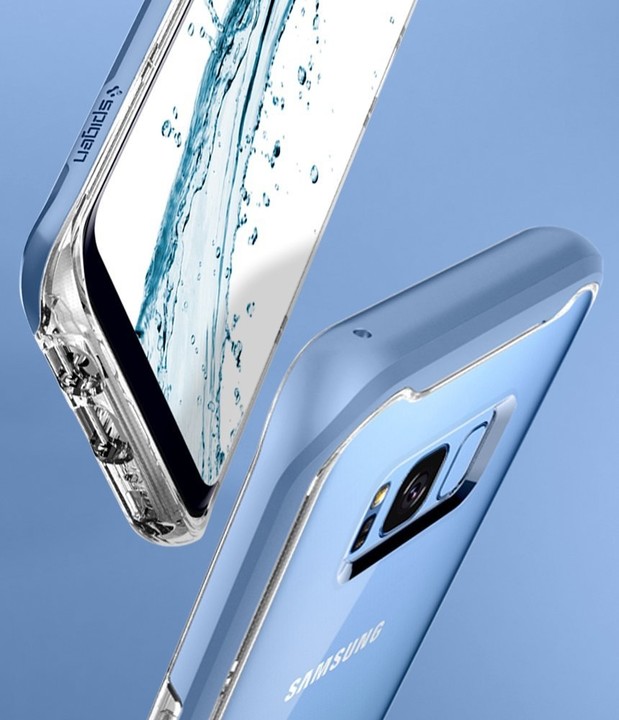 Spigen Neo Hybrid Crystal pro Samsung Galaxy S8, blue coral_1719345091