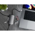 Satechi Aluminium USB4 Multiport Adapter, HDMI 8K@30Hz, USB-C PD 100W, Ethernet, 2xUSB-A 3.2, šedá_596868746