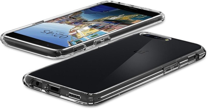 Spigen Ultra Hybrid pro OnePlus 5, crystal clear_1137548213