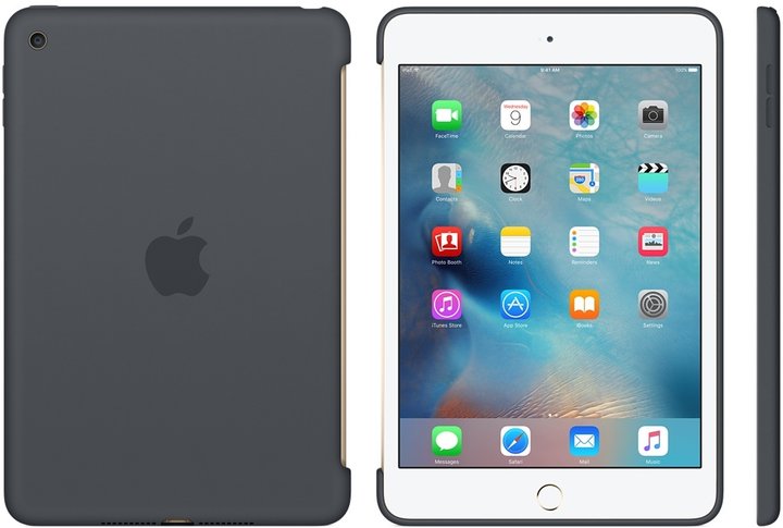 Apple iPad mini 4 Silicone Case, šedá_87965842