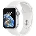 Apple Watch SE 2022, 40mm, Silver, White Sport Band_1863851364