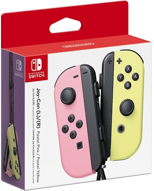 Nintendo Joy-Con (pár), růžová/žlutá (SWITCH)_2038999132