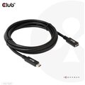 Club3D prodlužovací kabel USB-C, 4K@60Hz (M/F), 2m_1396288925