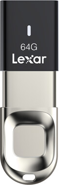 Lexar Fingerprint F35 - 64GB, stříbrná_276884003