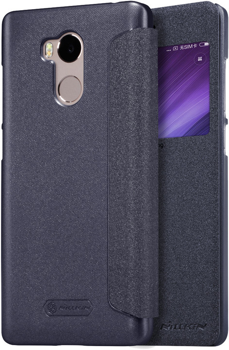 Nillkin Sparkle Leather Case pro Xiaomi Redmi 4 Pro, černá_2133931473