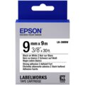 Epson LabelWorks LK-3WBW, páska pro tiskárny etiket, 9mm, 9m, černo-bílá_1380160504