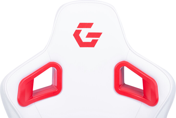 CZC.Gaming Templar, herní židle, bílá/červená_236411269