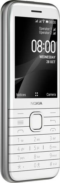 Nokia 8000 4G, Dual SIM, White_2119249647