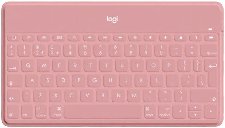 Logitech klávesnice Keys-To-Go, bluetooth, holandština/angličtina, růžová_17435371