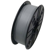 Gembird tisková struna (filament), ABS, 1,75mm, 0,6kg, šedá_2015323702