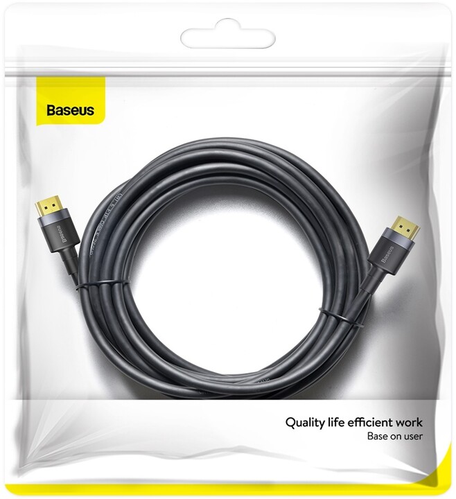 BASEUS kabel Cafule Series, HDMI 2.0, M/M, 4K@60Hz, 2m, černá_1484290467
