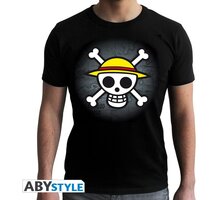 Tričko One Piece - Skull (L) ABYTEX040_GD*L
