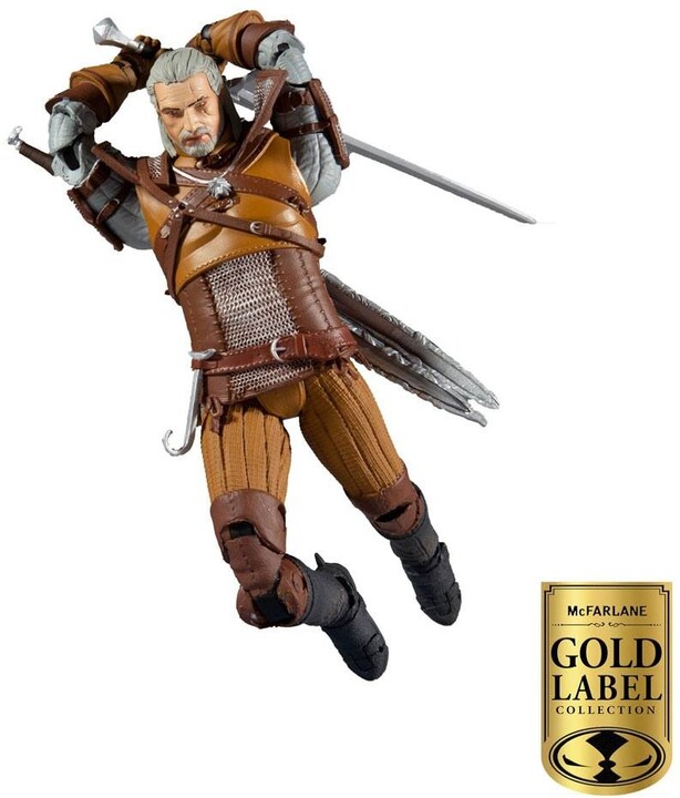 Figurka The Witcher - Geralt Action Figure 18 cm (McFarlane, Gold Label Collection)_226491679