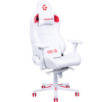 CZC.Gaming Templar, herní židle, bílá/červená_661667283