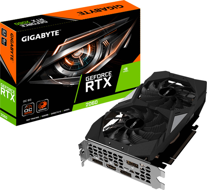 GIGABYTE GeForce RTX 2060 OC 6G, 6GB GDDR6_2026634183
