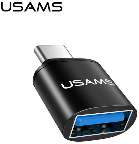 USAMS SJ175 adapter Type C/USB (EU Blister), černá_1498928351