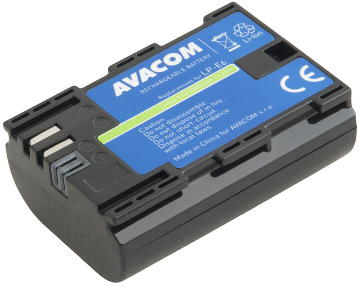 Avacom baterie pro Canon, LP-E6 2000mAh, 7.4V, 14.8Wh, Li-Ion_1267589162